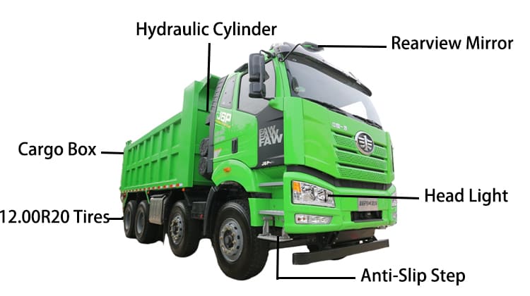 Faw J6P Dump Truck 8x4 | J6P Truck Faw J6p 550 for Sale in Guyana