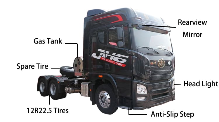 Faw JH6 2020 / Faw JH6 Home / Faw JH6 Price / Faw JH6 550HP Tractor Truck for Sale in Ghana