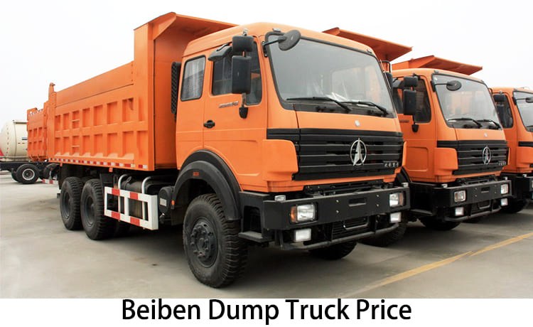 Beiben 2529 Dump Truck Price for Sale in Tanzania