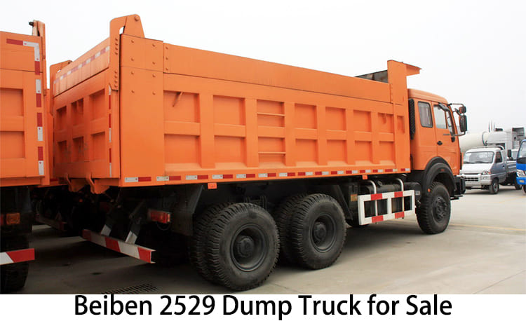 Beiben 2529 Dump Truck Price for Sale in Tanzania