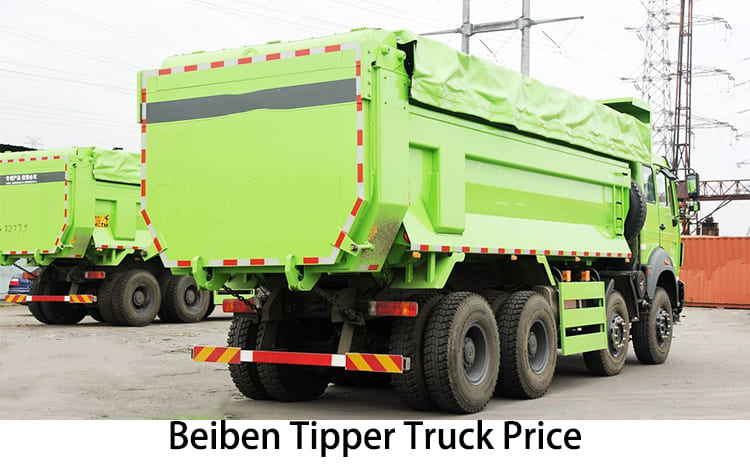 RHD Beiben Tipper Truck Price for Sale in Tanzania