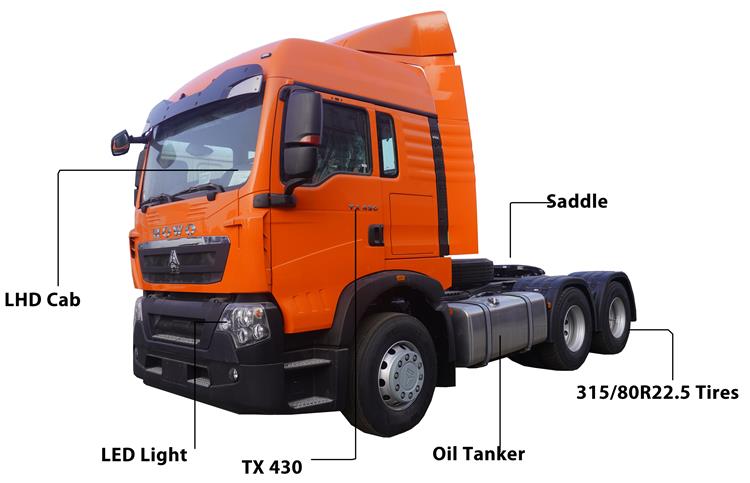 Howo TX 430 Truck Head for Sale In Ethiopia