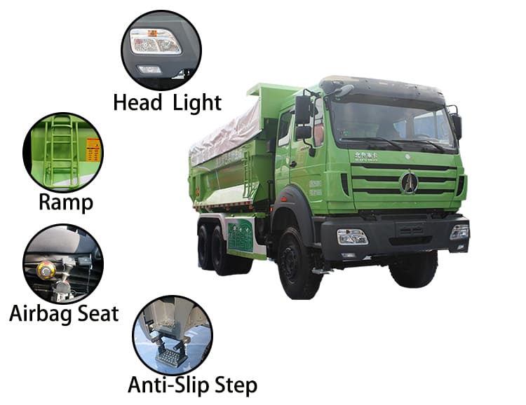 Beiben 6x4 Dump Truck | Beiben Truck 2534 for Sale in Tanzania