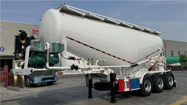 3 Axle 25CBM Cement Transport Tanker Truck Trailer for Sale In Zimbabwe -TITAN VEHICLE