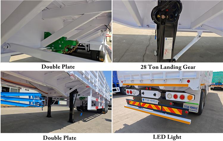 2+2 Axle Superlink Trailer for Sale In Zimbabwe - Side Wall Trailer