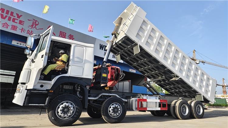 Used Howo 371 Dump Truck 8x4 for Sale In Angola