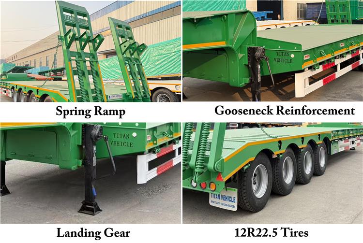 4 Axle Low Loader Trailer for Sale In Saudi Arabia