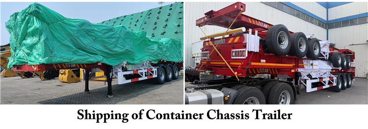 40ft Container Chassis Trailer for Sale In Jamaica