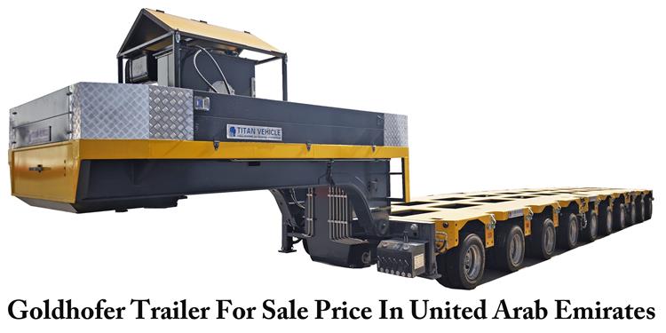 Goldhofer Trailer For Sale Price In United Arab Emirates