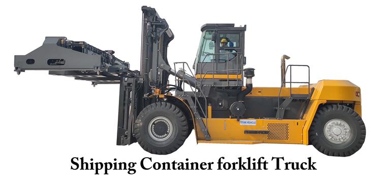 Shipping Container forklift Truck for Sale In Ghana