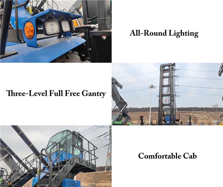 XCF0kt Forklift For Shipping Container Handler Lift Truck In Chile