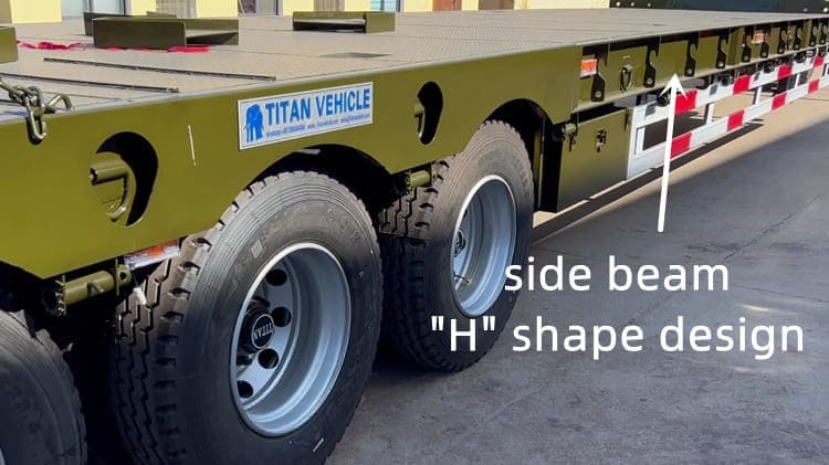 Tri Axle Low Loader Trailer for Sale in Ghana