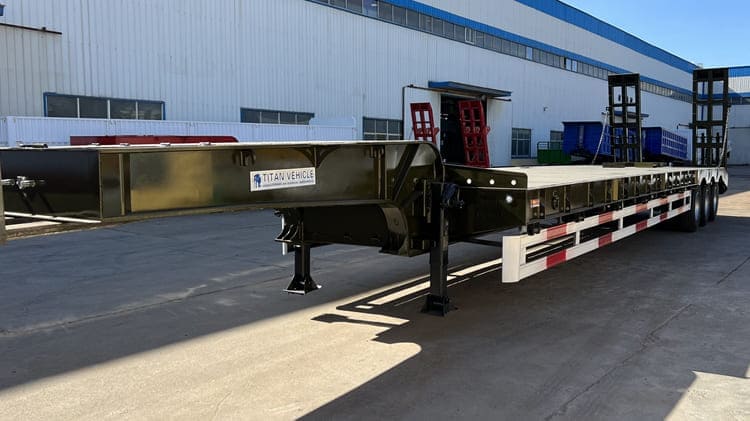 Tri Axle Low Loader Trailer for Sale in Ghana