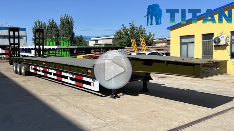 Tri Axle Low Loader Trailer for Sale in Ghana