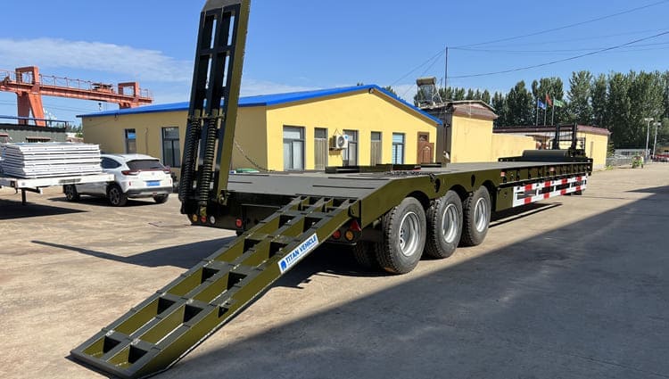 Tri Axle Low Loader Trailer for Sale in Ghana