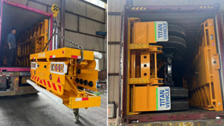 2 Axle Flatbed Semi Trailer for Sale in Tanzania