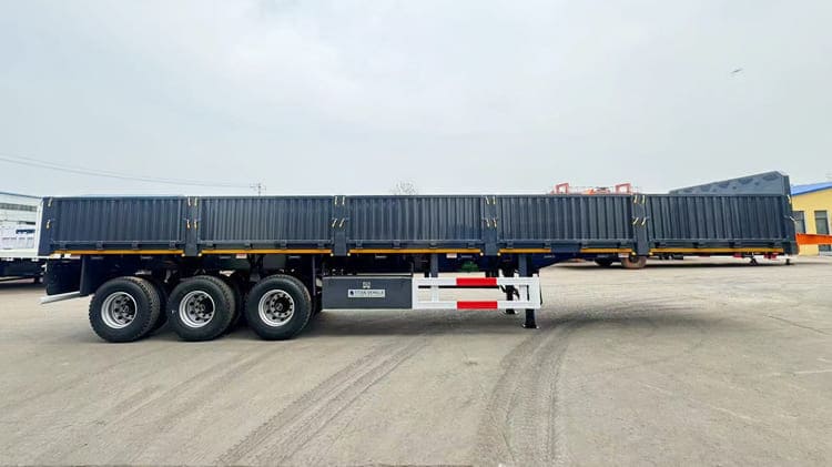 Side Wall Semi Trailer for Sale in Ghana