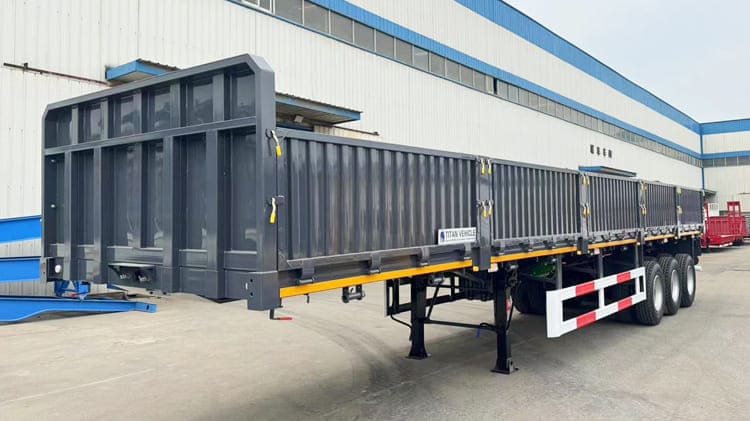Side Wall Semi Trailer for Sale in Ghana