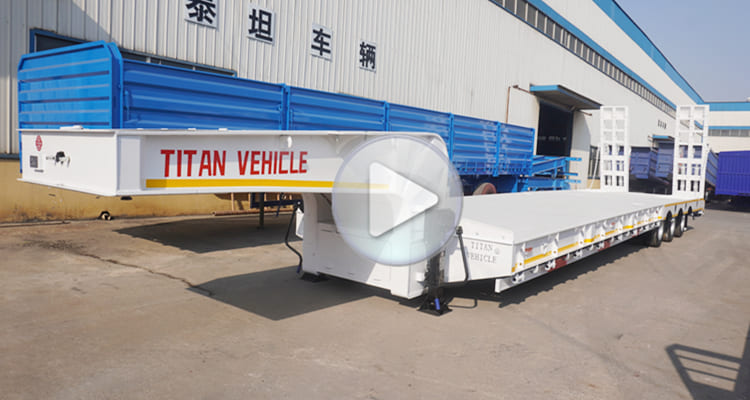 3 Axle Low Bed Trailer Truck for sale in Kenya
