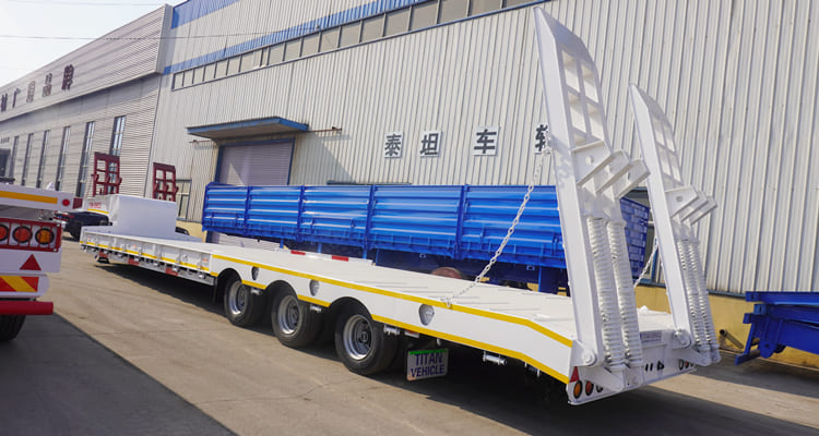 3 Axle Low Bed Trailer Truck for sale in Kenya