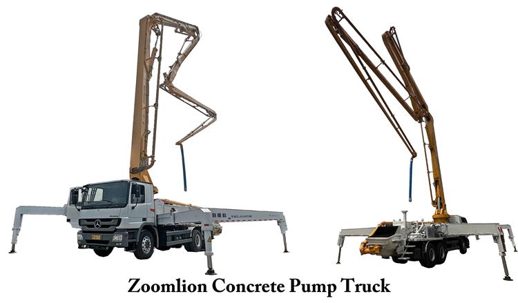 Zoomlion Concrete Pump Truck Price for Sale