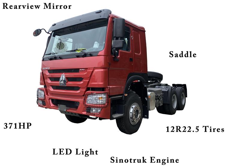 Howo 371HP Truck Head for Sale In Saudi Arabia