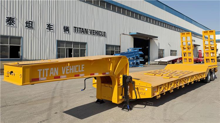 2 Axle 50 Ton Low Bed Truck for Sale In Saudi Arabia