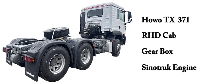 Howo TX 371 Truck Head with RHD for Sale In Sierra Leone