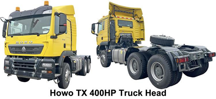 Howo TX 400HP Truck Head for Sale In Papua New Guinea