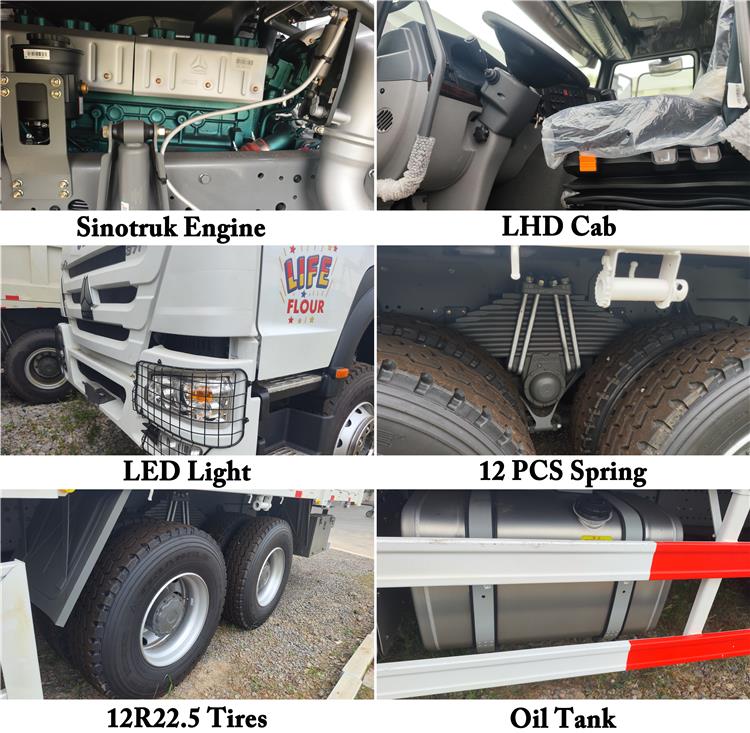 Howo 6x4 Drop Side Truck for Sale In Ghana
