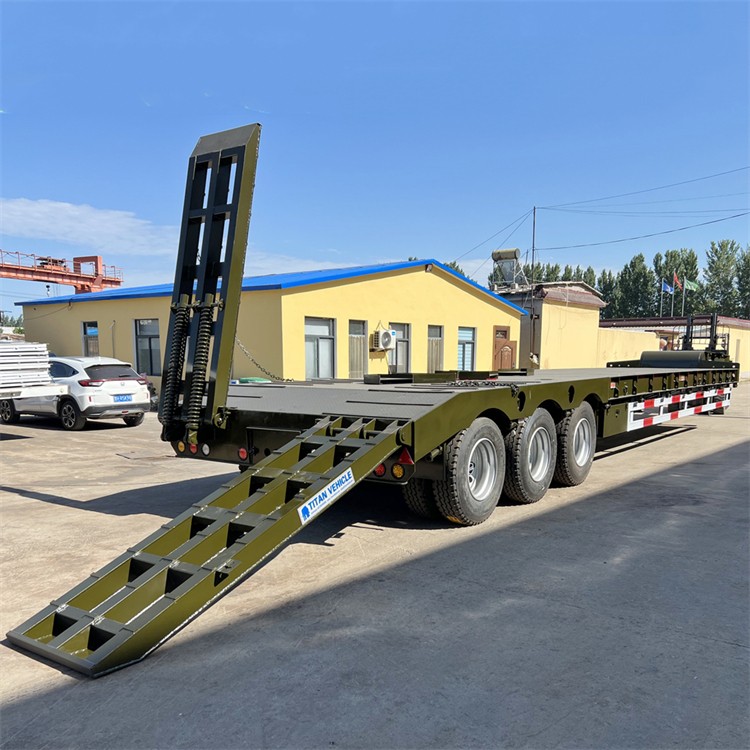 60 Ton Low Bed Truck Trailer